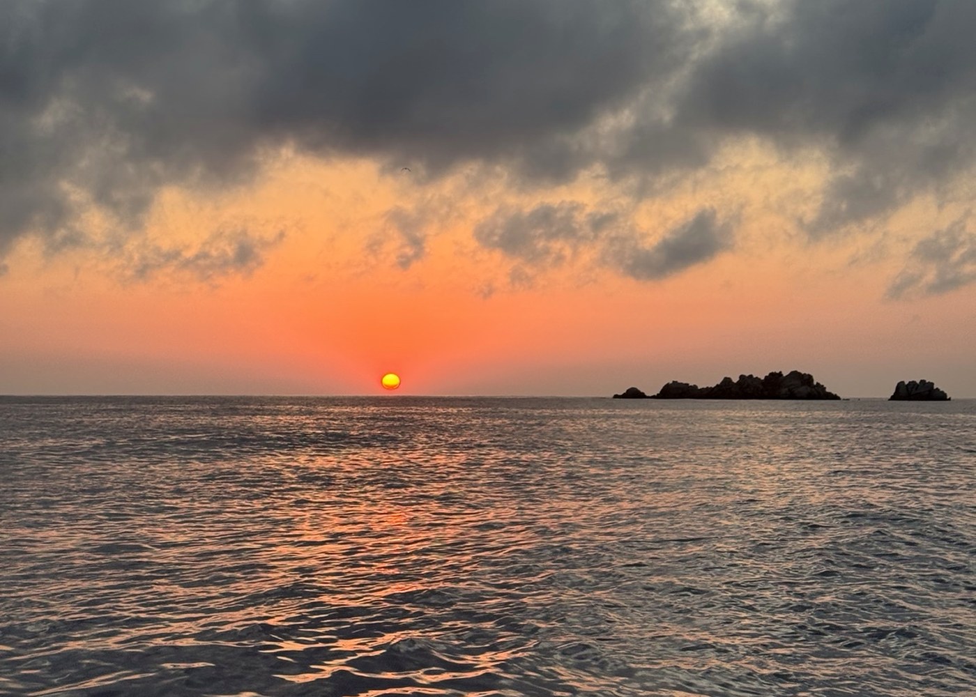 Sea at sunset